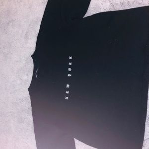 Brandy Melville Long Sleeve Shirt Black